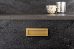 Úchytka Misura 96 zápustná zlatá matná